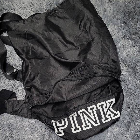 PINK Victoria's Secret Black Backpack - Picture 2 of 4
